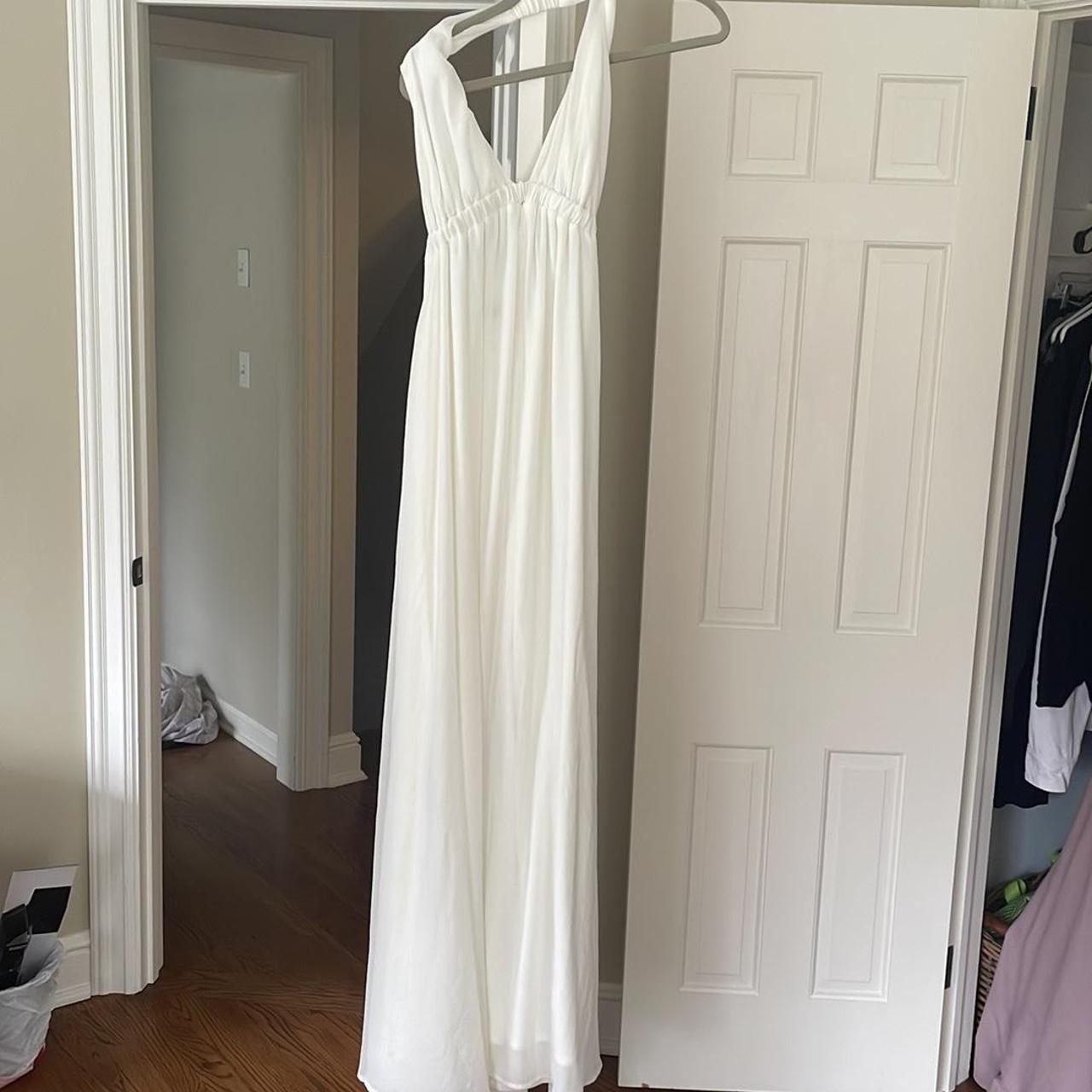 Show Me Your Mumu Women's White Dress | Depop