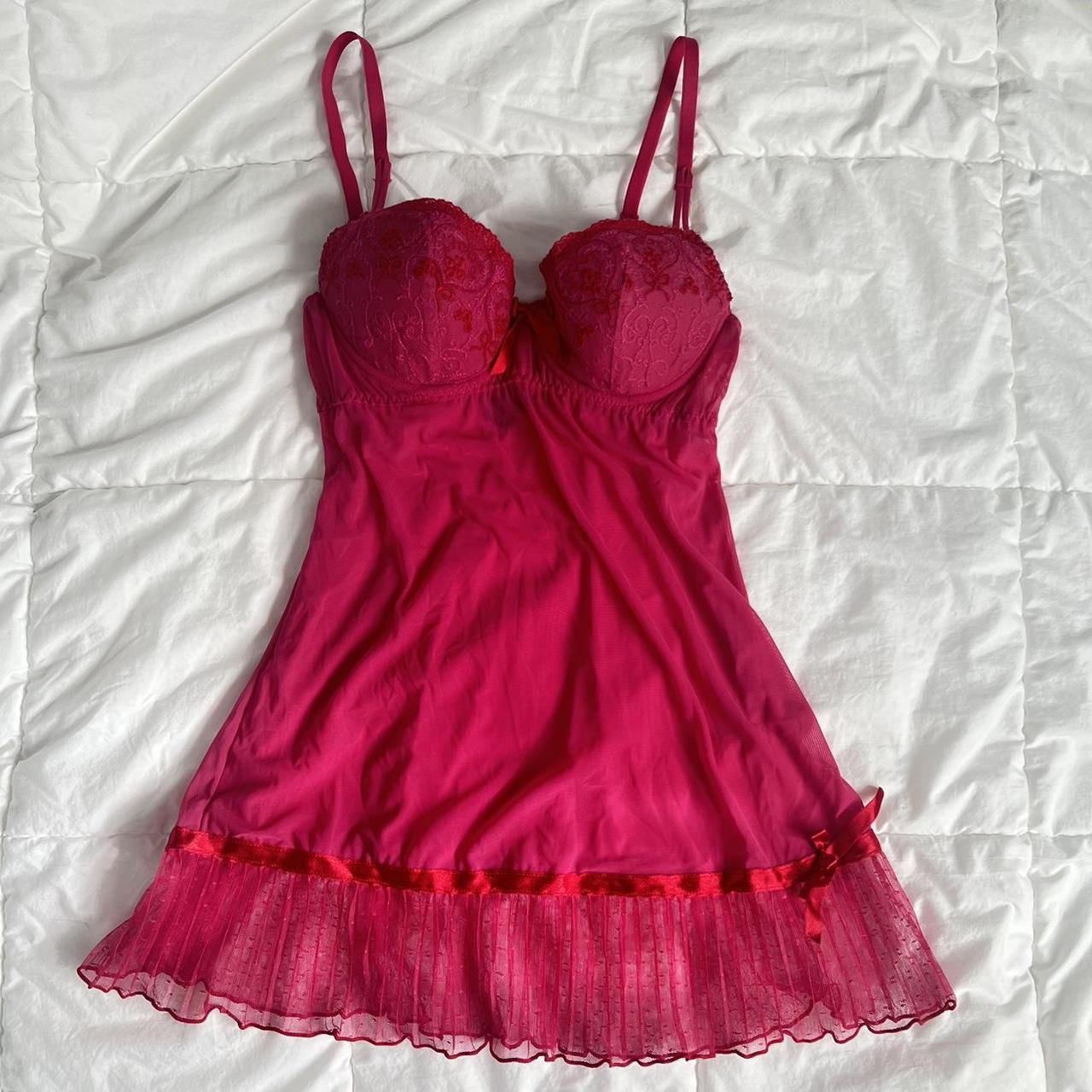 Secret Treasures Women's Pink and Red Nightwear | Depop