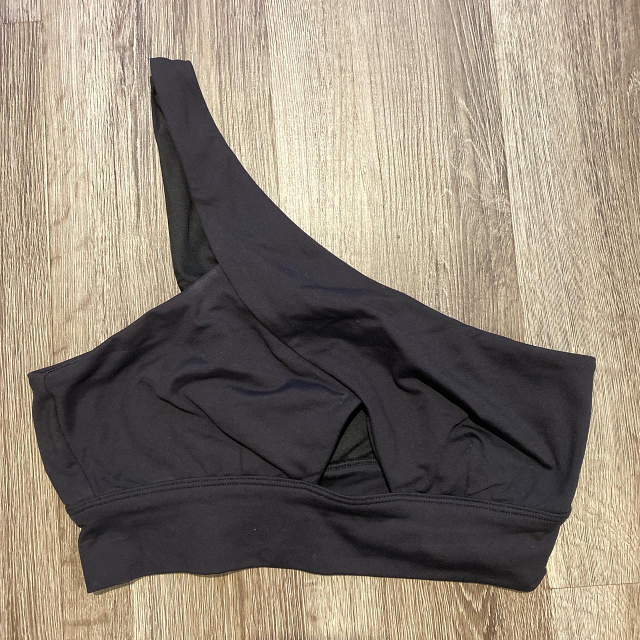 ALO Yoga Black Diagonal Flex Bra