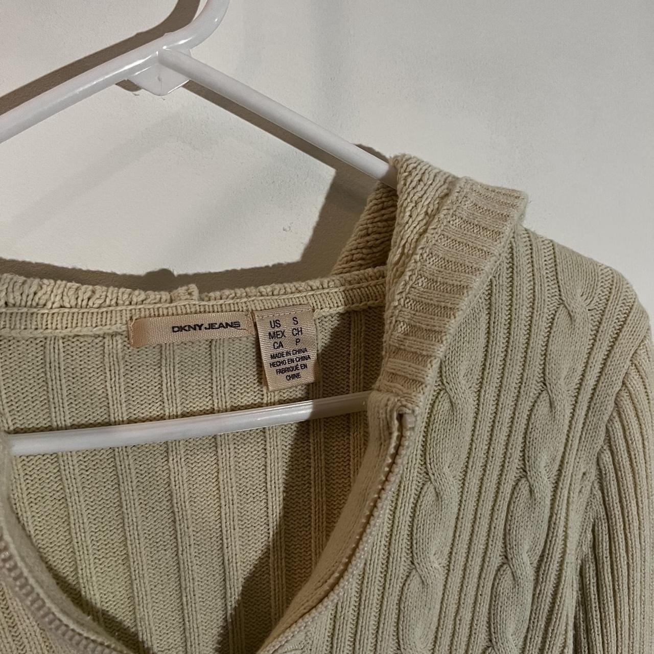 DKNY Women's Cream Jumper (3)