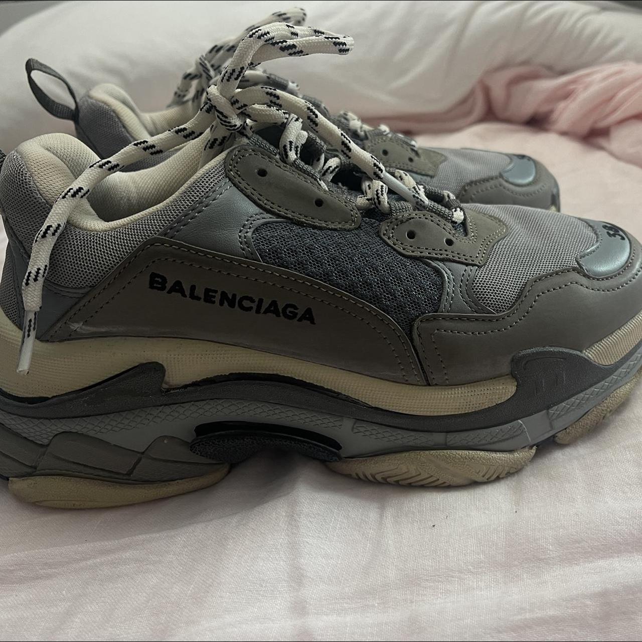 Balenciaga triple best sale s grey blue