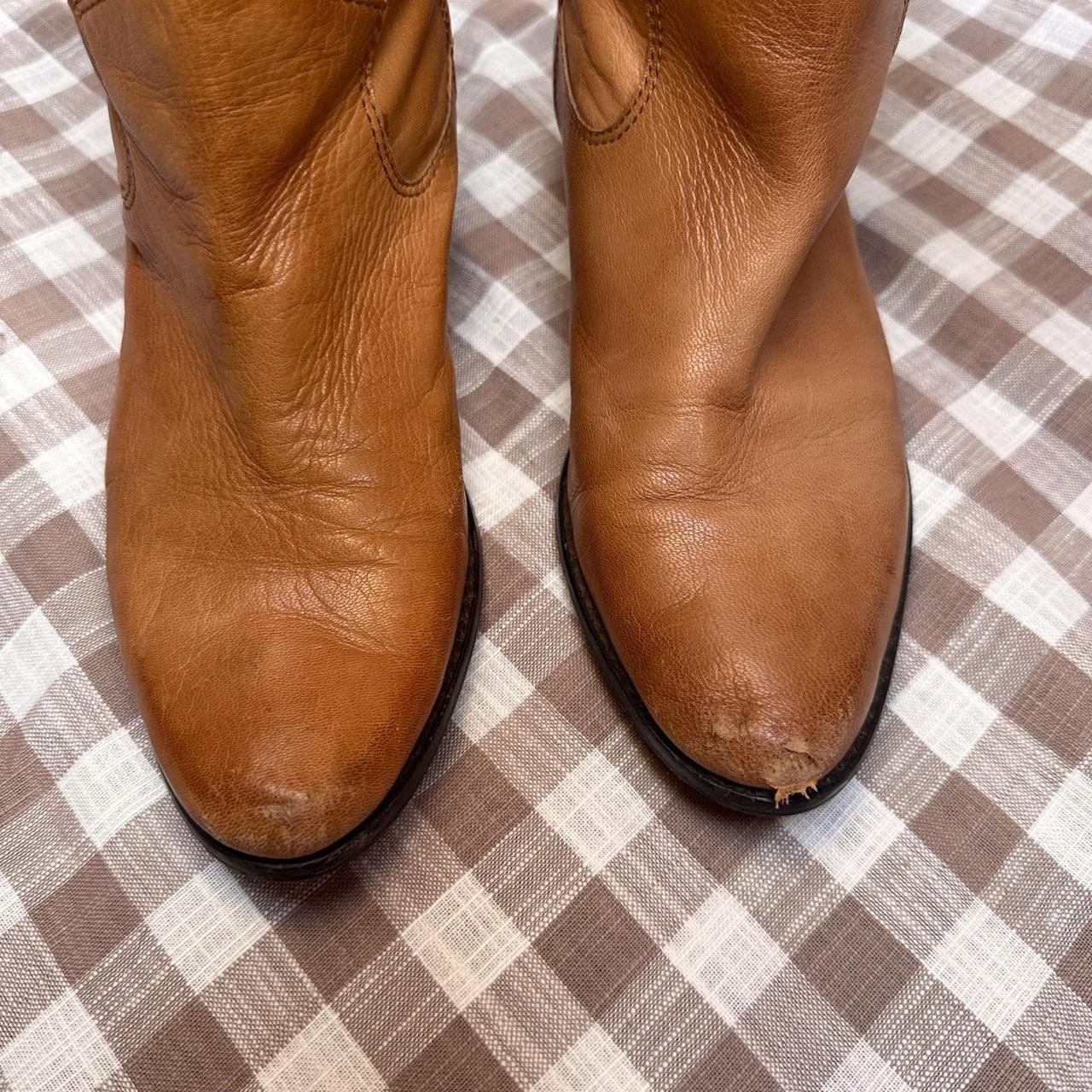 western style tan boots