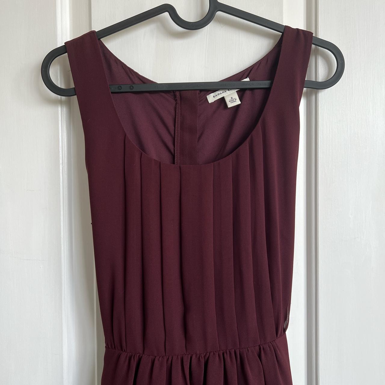 Banana republic maroon dress best sale