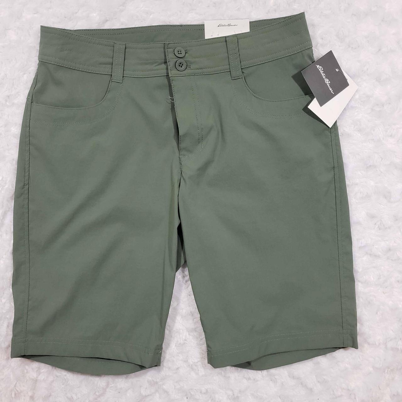 Eddie Bauer Sightscape Bermuda Shorts Green Size... - Depop