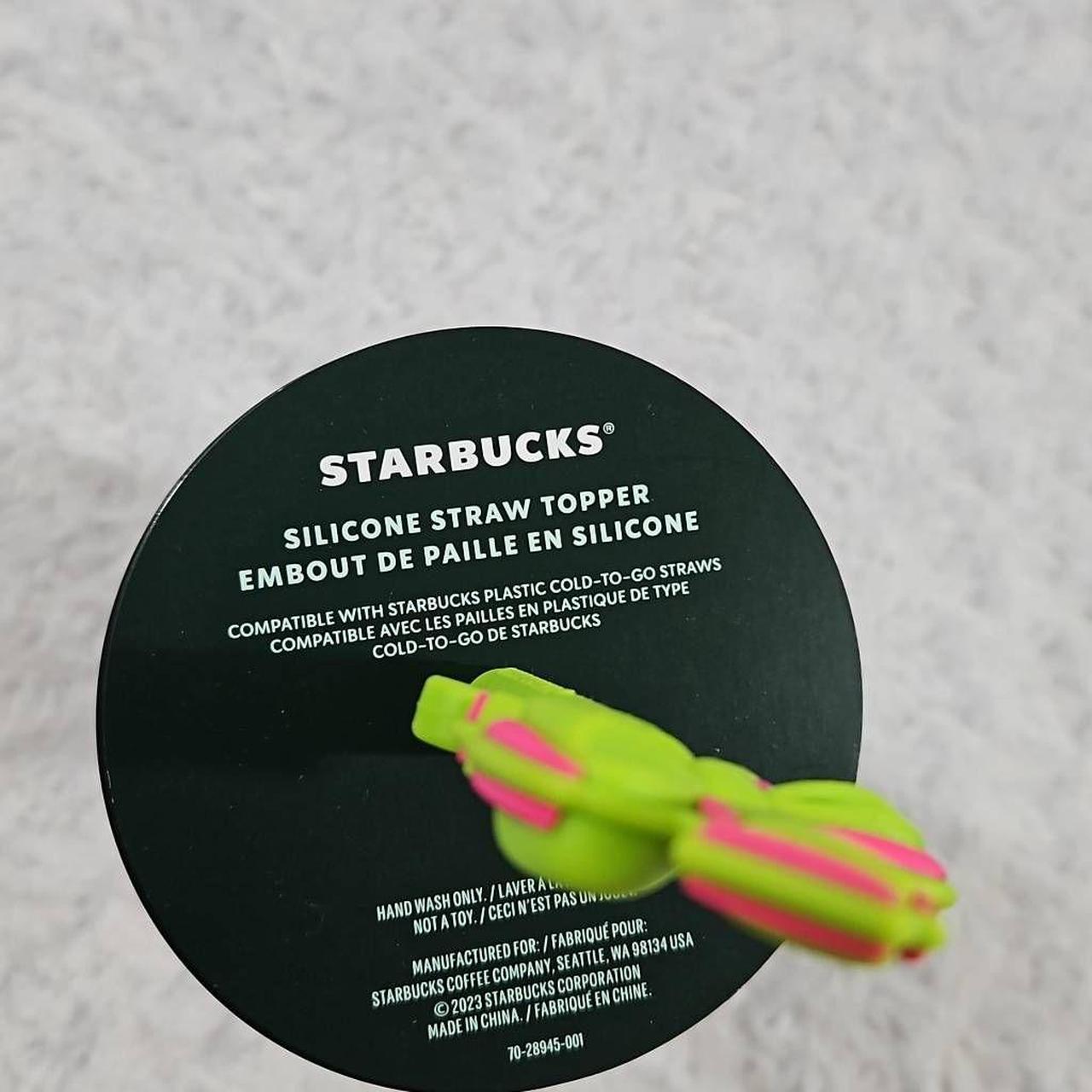 Starbucks Holiday 2023 Venti Plastic Tumblers With Silicon Straw Topper 