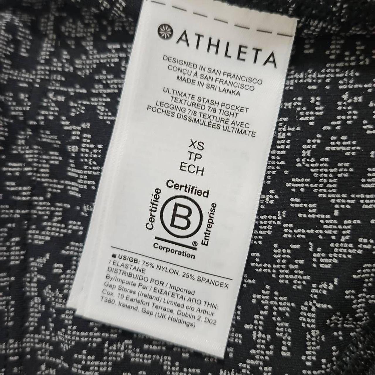 Athleta Ultimate Stash Pocket Textured cheapest 7/8 Tight size XS