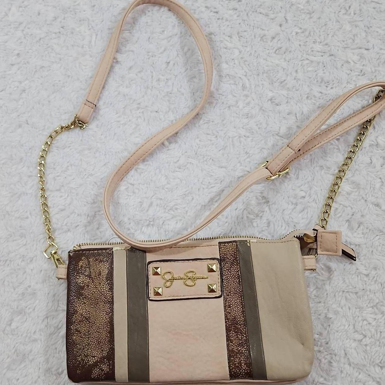 Jessica Simpson Ryanne Crossbody Metallic studded. Depop