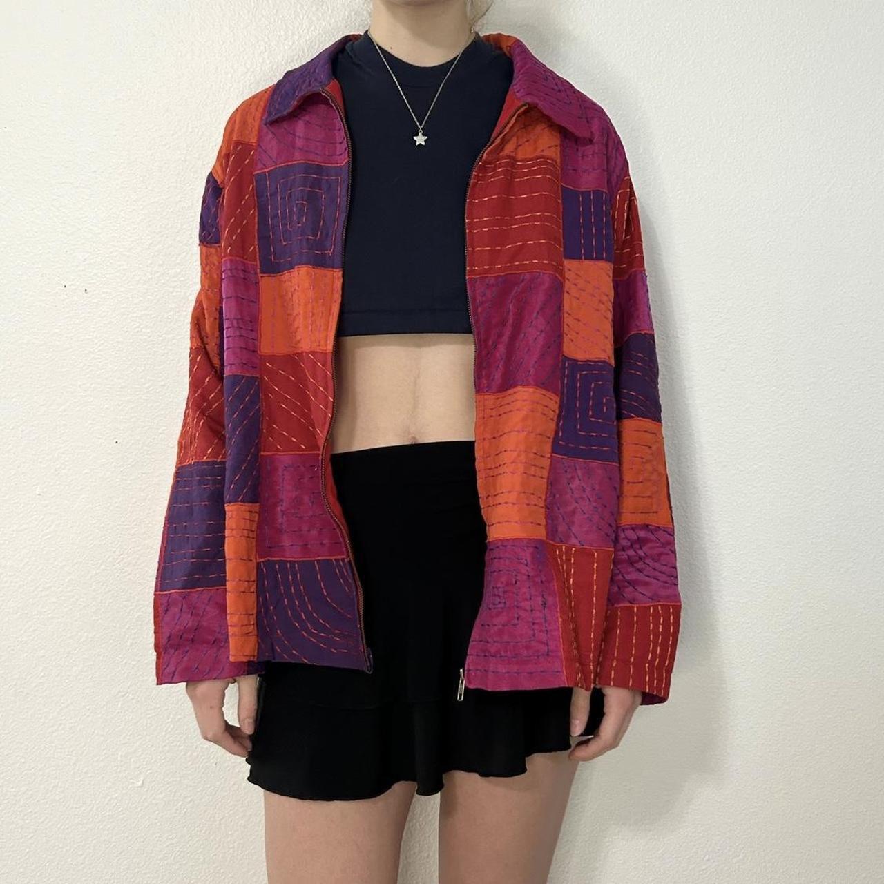 Women's Blouse - Multi - XXL – Patchwork multicol… - image 3