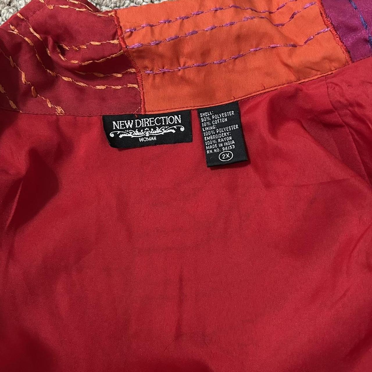 Women's Blouse - Multi - XXL – Patchwork multicol… - image 4