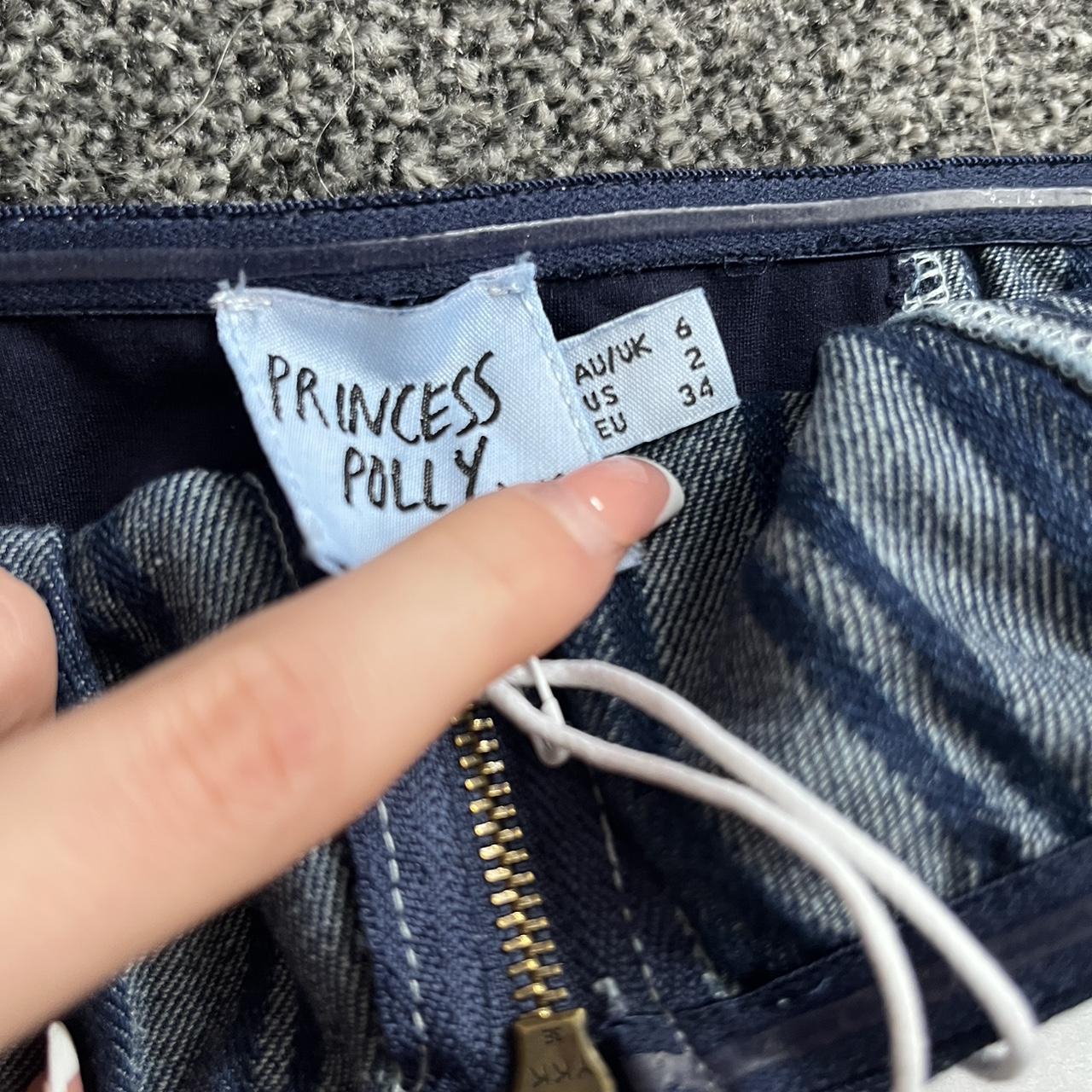 Princes Polly size 6 denim striped co ord. New with... - Depop