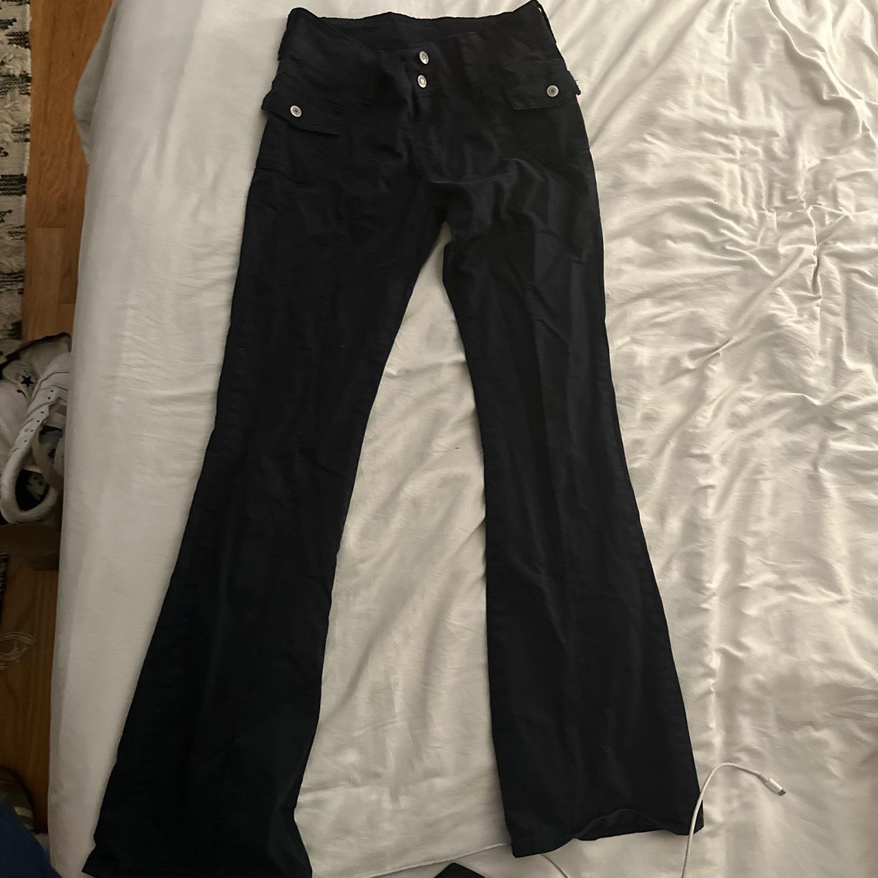 Brandy Melville Agatha pants One size NAVY... Depop