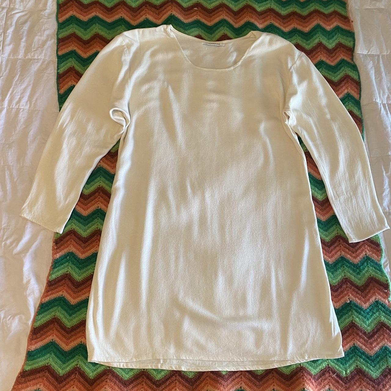 Crème Loes Hinse Long Sleeve Dress 19” Stretchy... - Depop