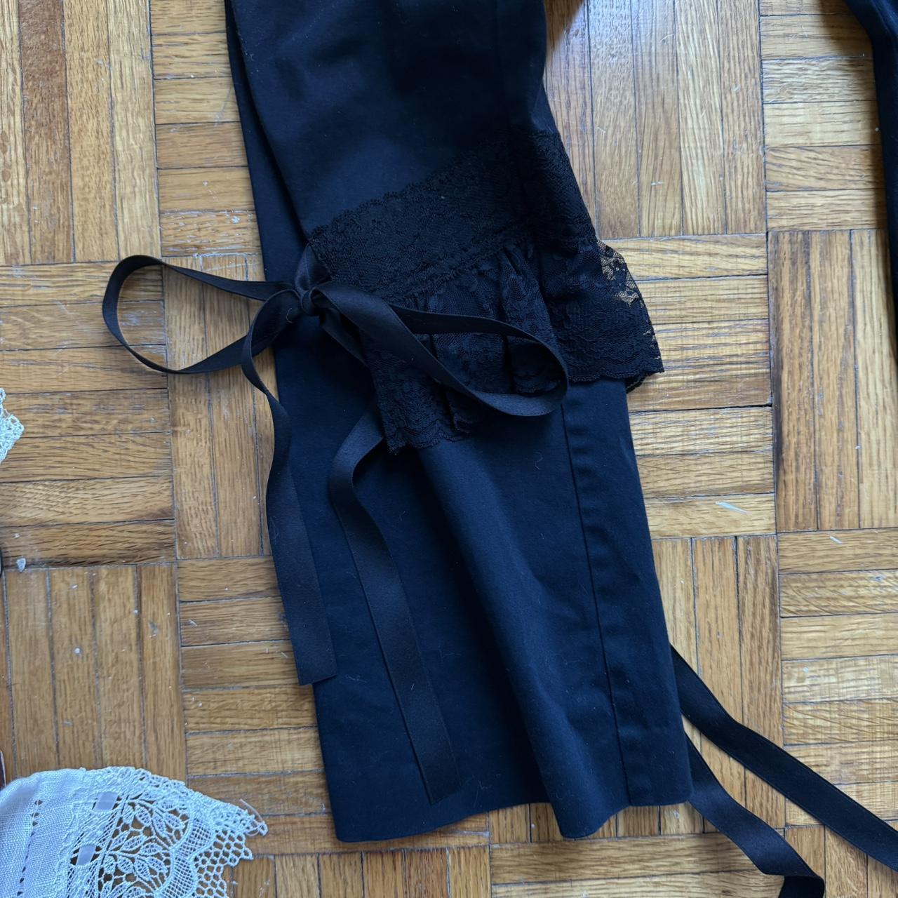 24AW new/Vivienne Westwood コルセットテーパードパンツ Pants Vivienne Westwood Macca コルセットパンツ | ブルー | FARFETCH JP