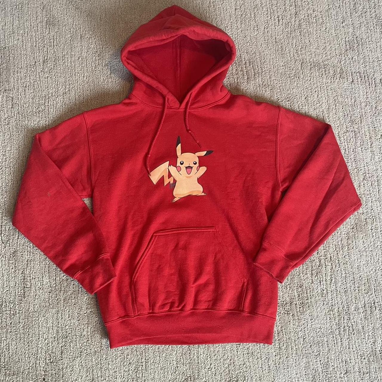 Red best sale pokemon hoodie