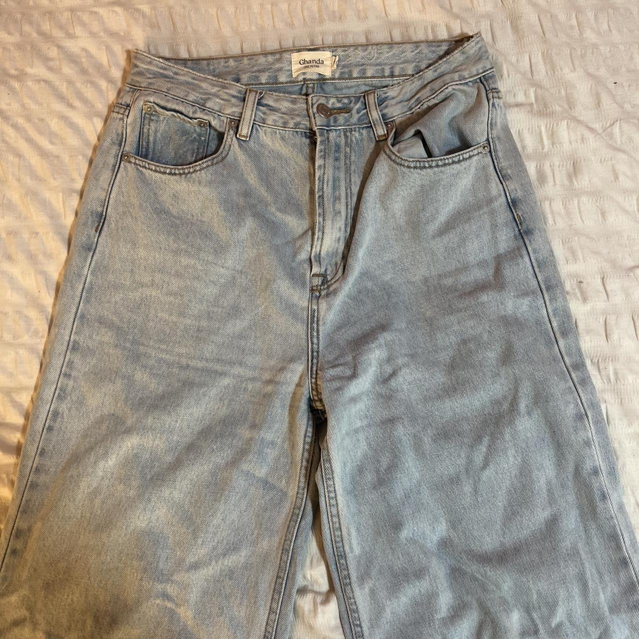 Ghanda wide leg jeans Size 12, I’m an eight and... - Depop