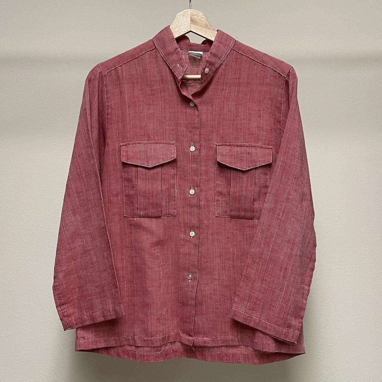 Levi's Men's Red and White Shirt | Depop