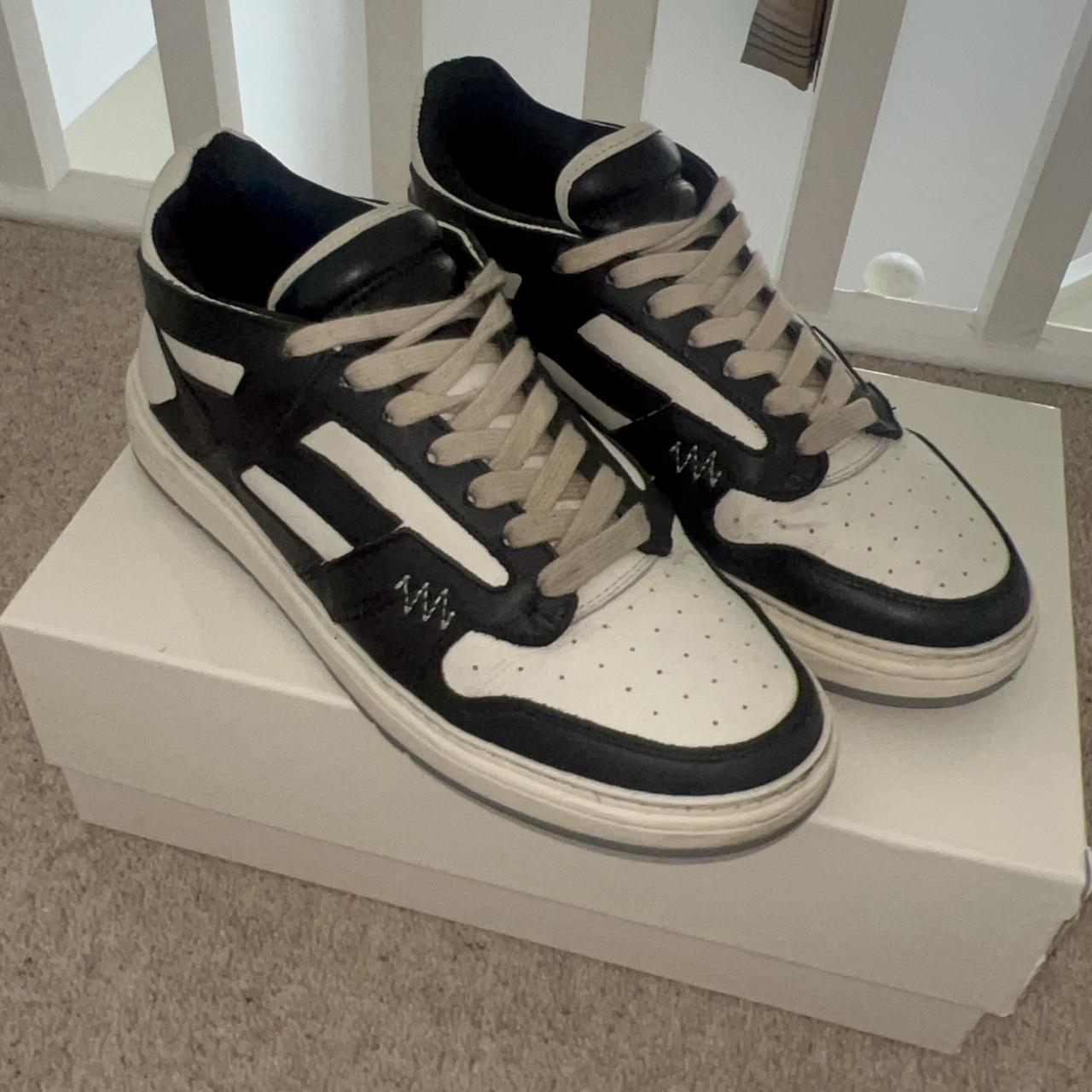 Represent Raptor Lows black and white worn a