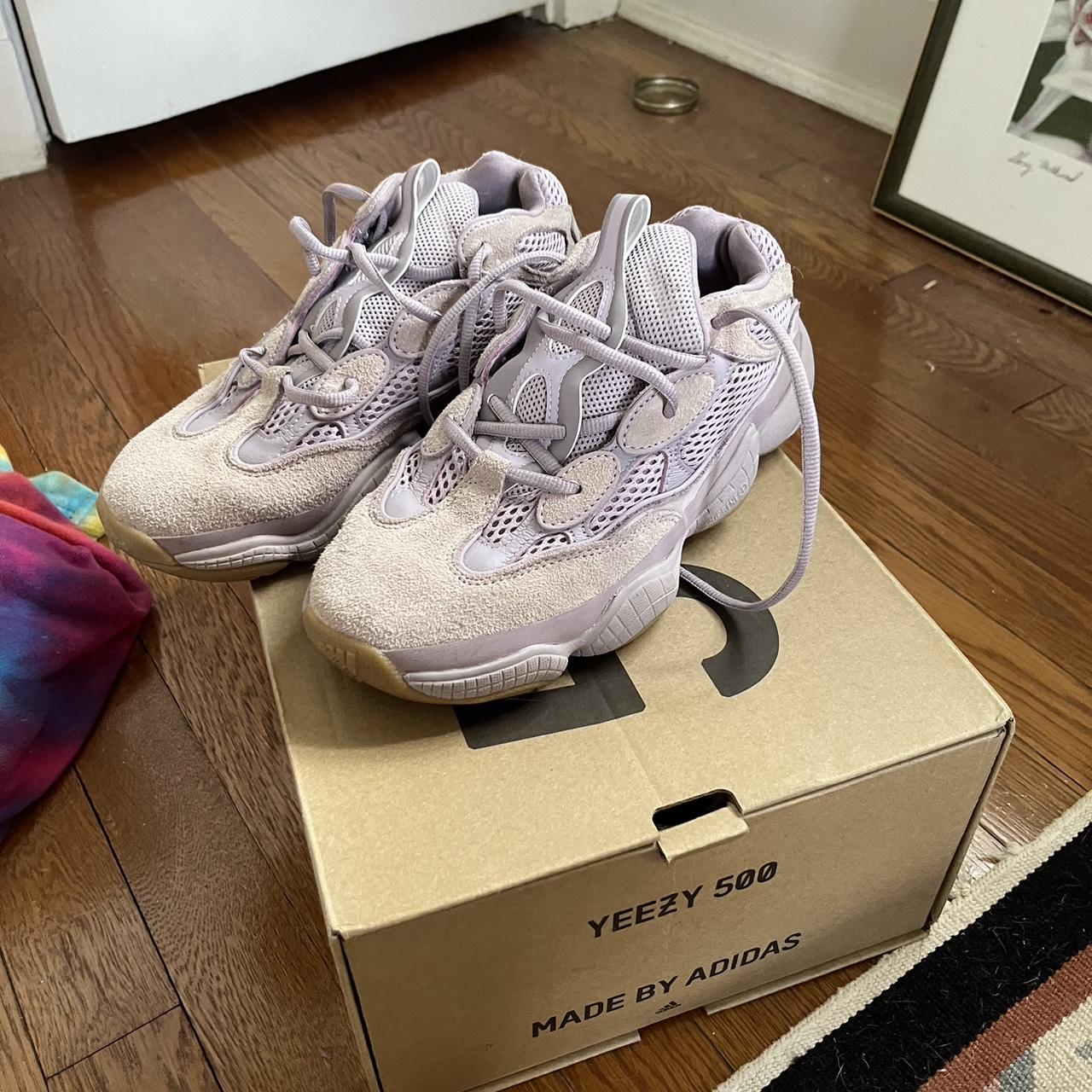 Lavender yeezys best sale