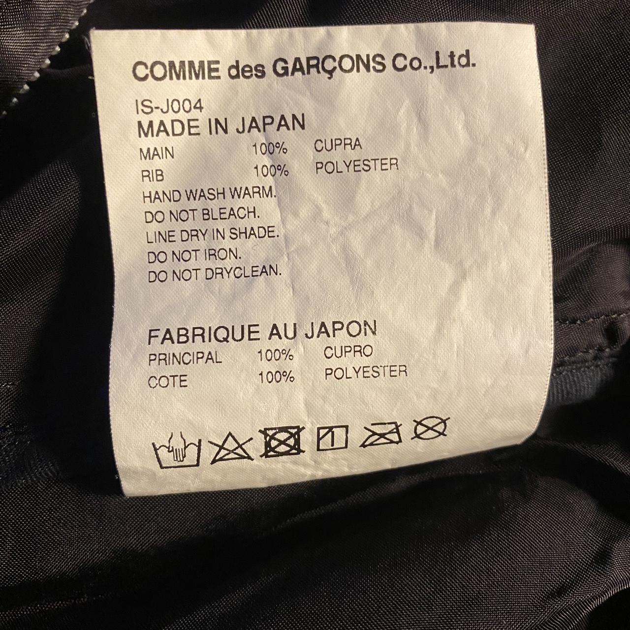 Real Cdg Wash Tag Tag Comme De Garcons Fake Comme Des Garcons Fake