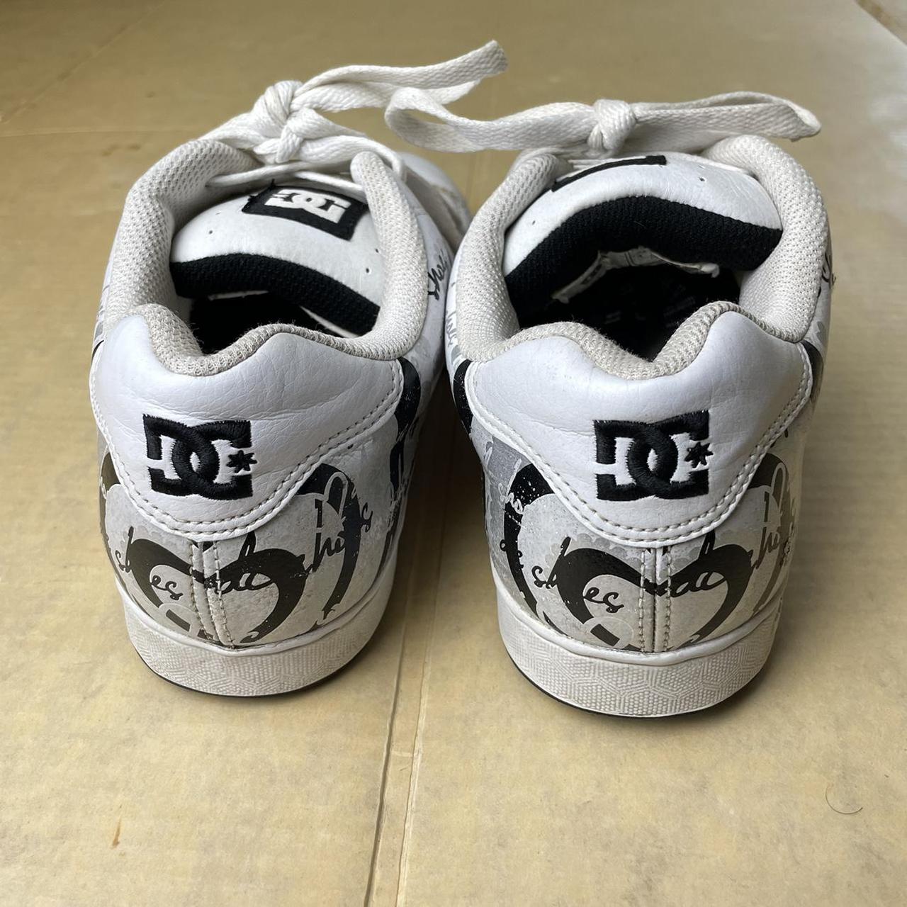 DC Shoes Women's White and Black Trainers (5)