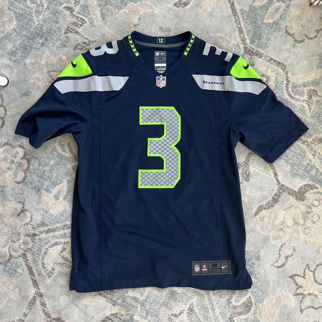 Russell Wilson Wolf Grey Seattle Seahawks jersey. - Depop