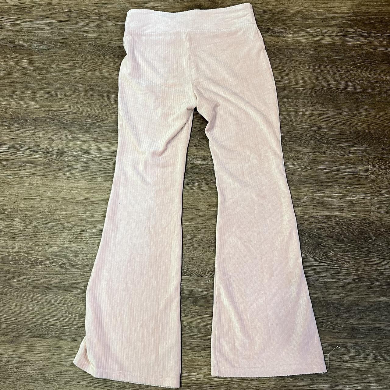 cute pink pants brand no boundaries size large - Depop