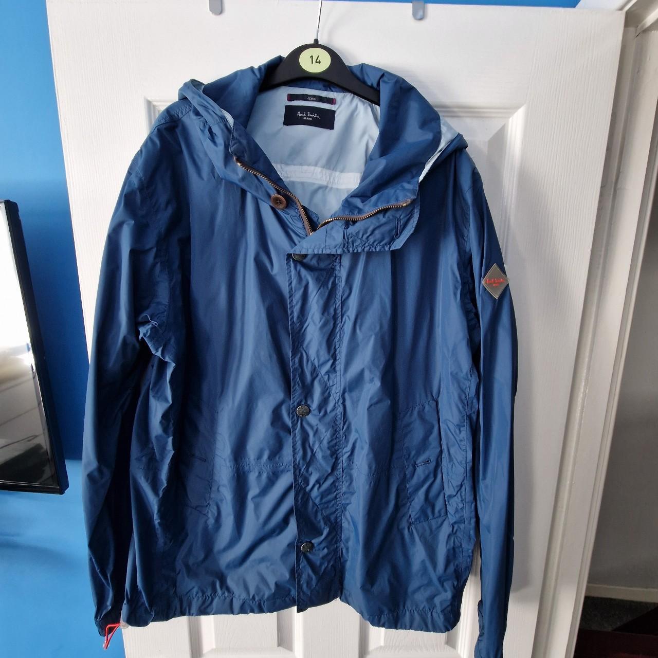 Blue Paul Smith Waterproof Jacket. Size... - Depop