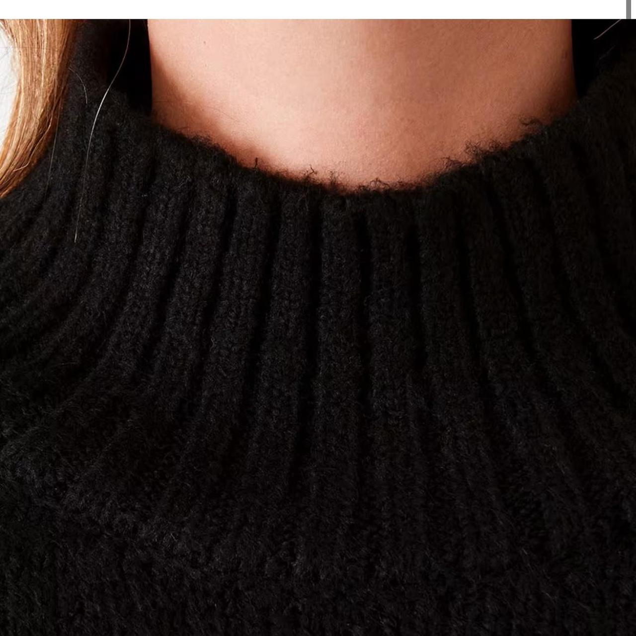 Kmart Anko funnel neck jumper in Black size Depop