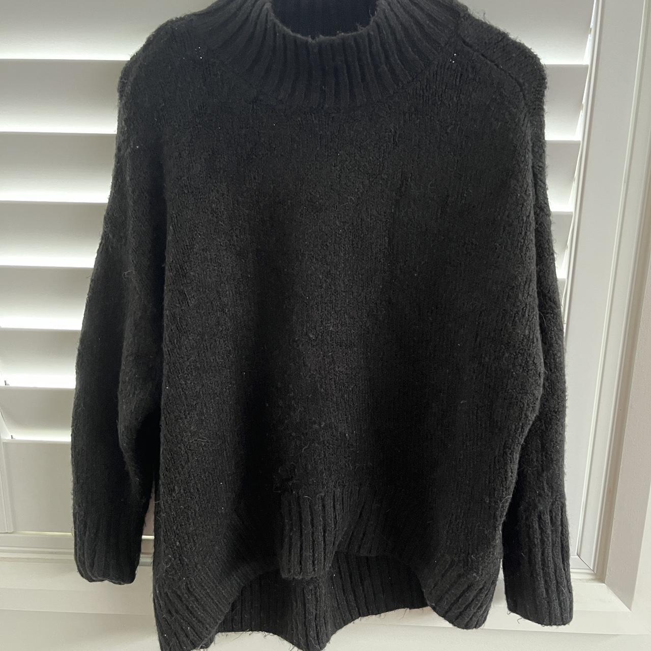 Kmart Anko funnel neck jumper in Black size