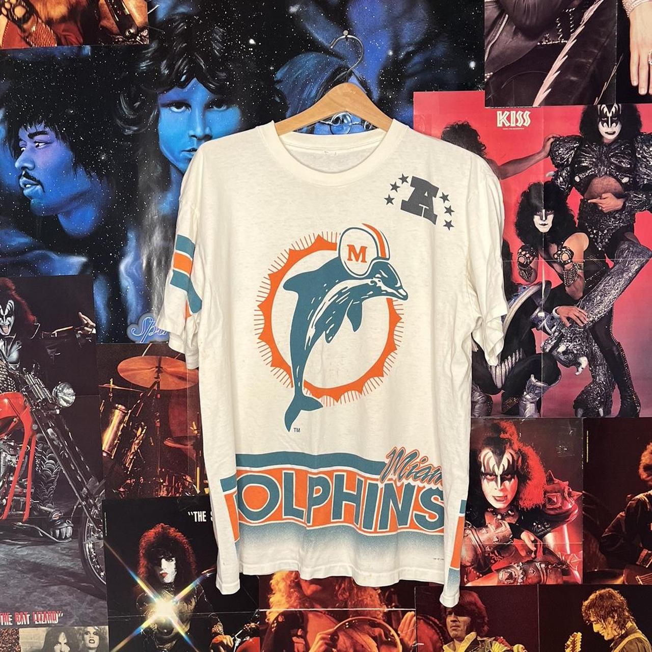 Miami Dolphins T Shirt, Vintage Miami Dolphins Tee