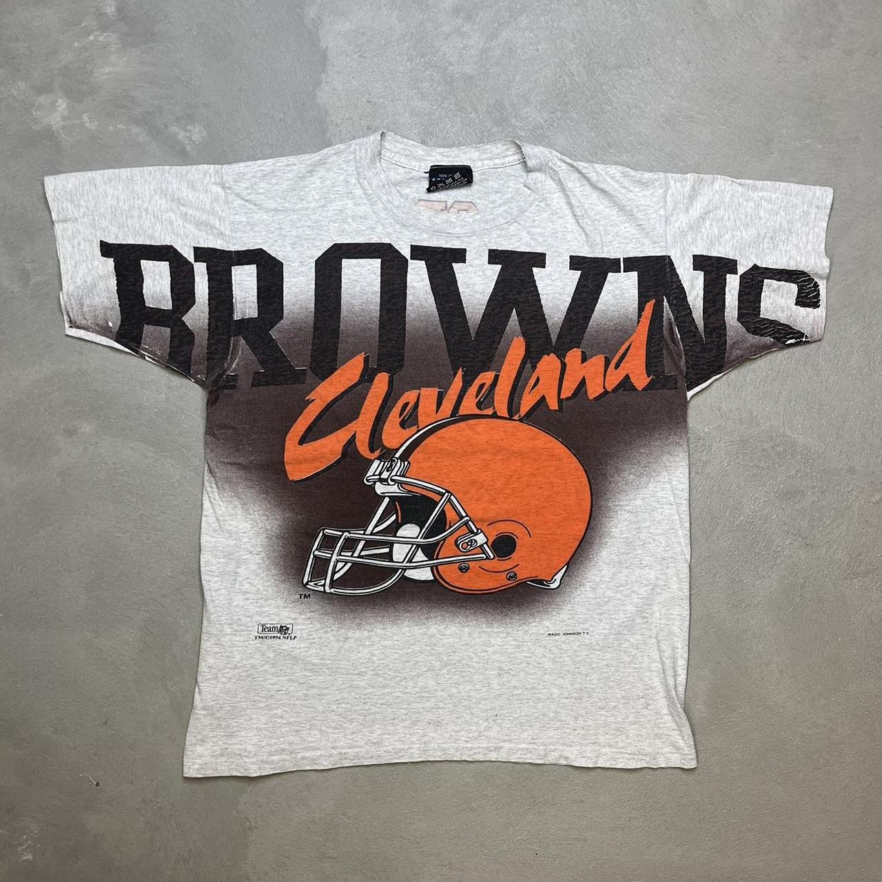 Vintage, Shirts, Mens Vintage Cleveland Browns Helmet Logo Tee