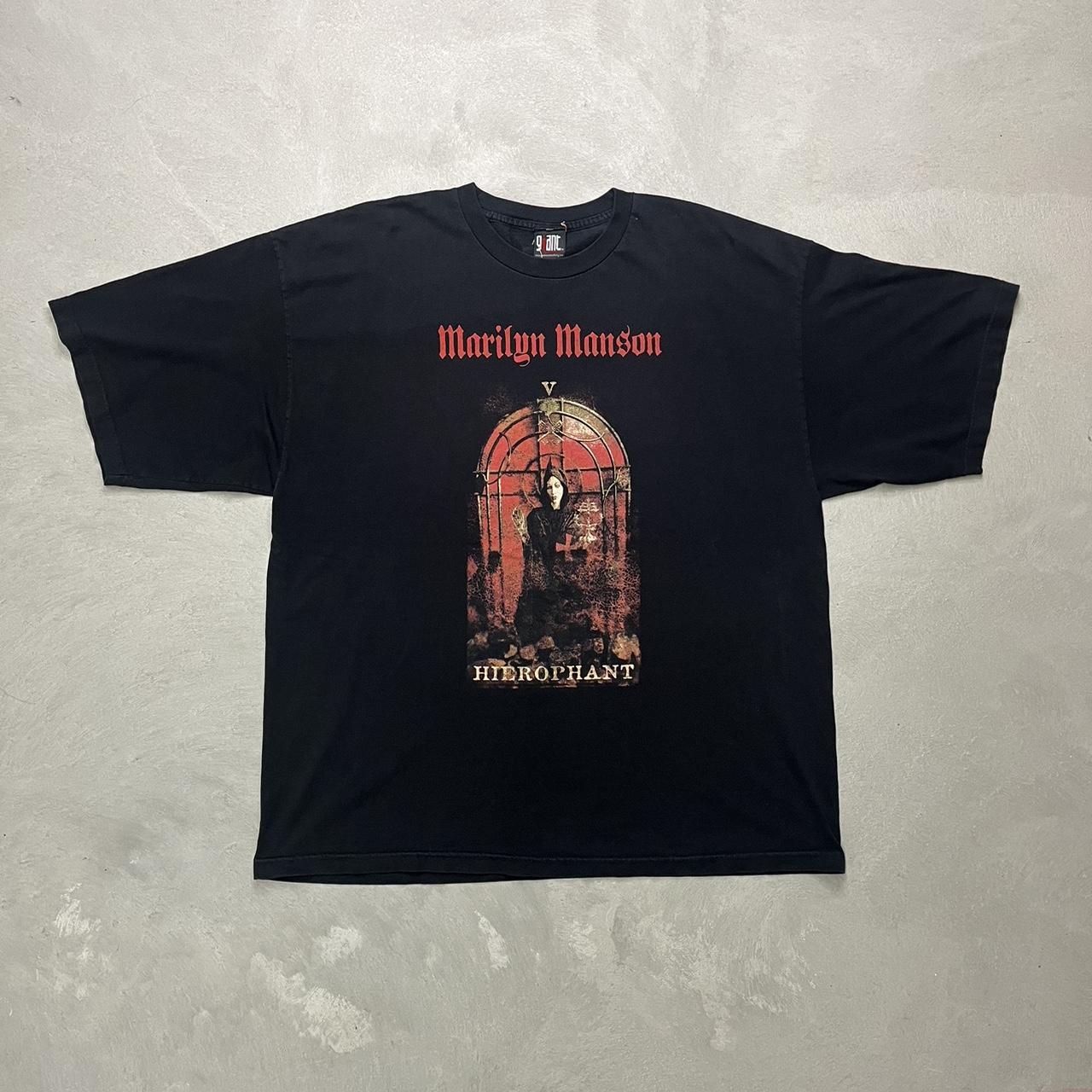 Vintage Marilyn Manson Shirt 90s Marilyn Manson... - Depop