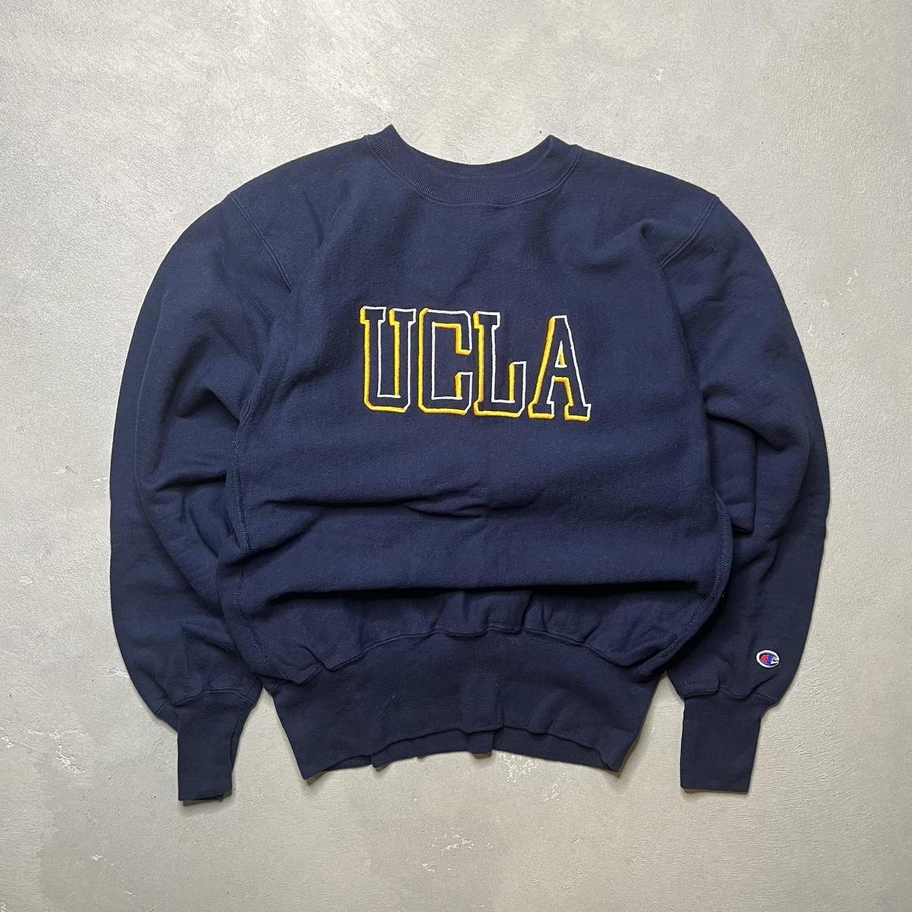 Vintage UCLA Reverse Weave , 90s navy blue...