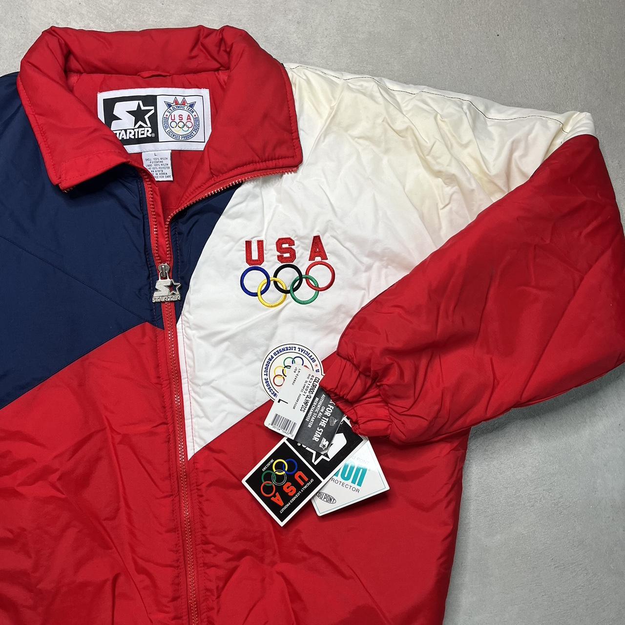 Vintage 1996 Olympic Starter Windbreaker Size XXL... - Depop
