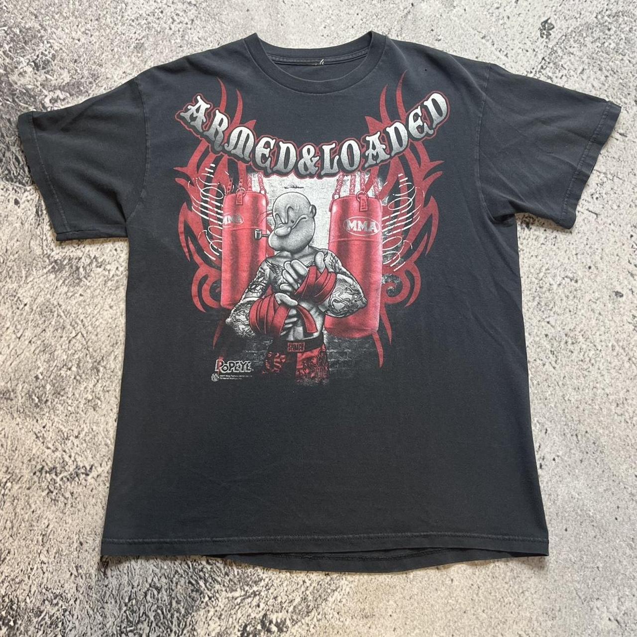 ☆FREEDOM☆ Overfit Back Printed T-Shirt Black Red PH24SMTS0 Air Jordan Graphic T-Shirt 'Black Red' FB7462-010