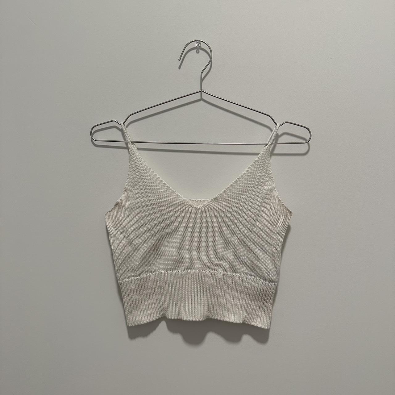 Brandy Melville White Tank brandymelville aritzia... Depop