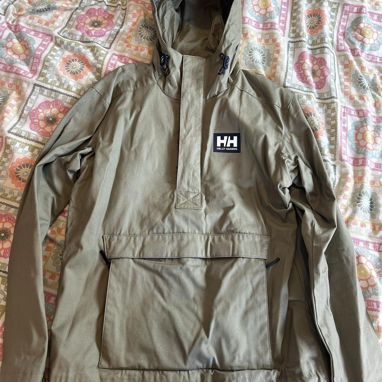 Helly hansen half zip overhead beige jacket hotsell