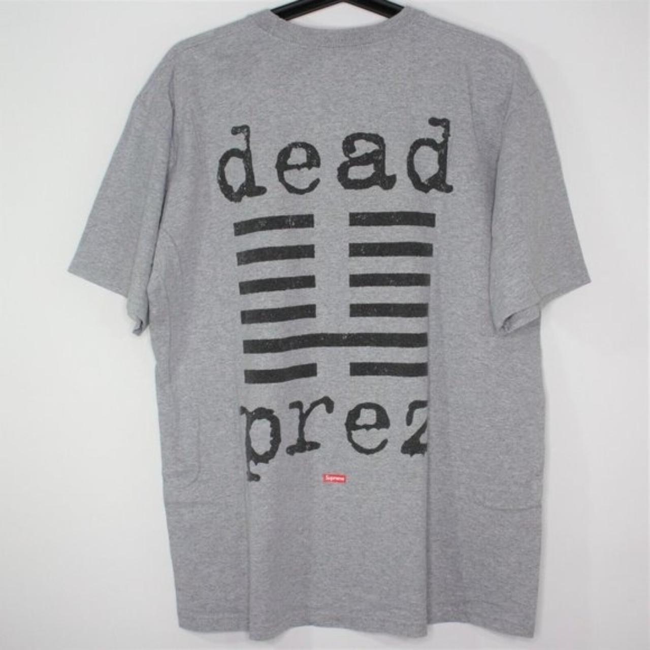 Supreme Mens Medium Dead Prez Spell Out T-Shirt... - Depop