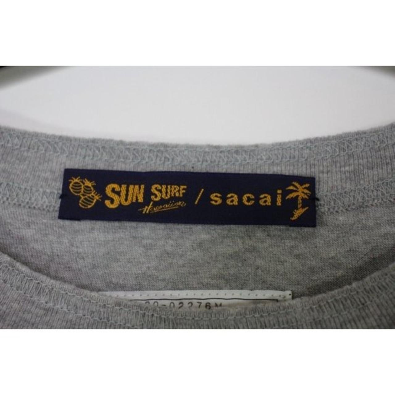 Sun Surf x Sacai Japan Mens 2 Embroidered T-Shirt... | Depop 