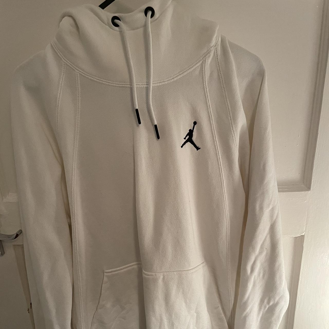 mens white jordan hoodie