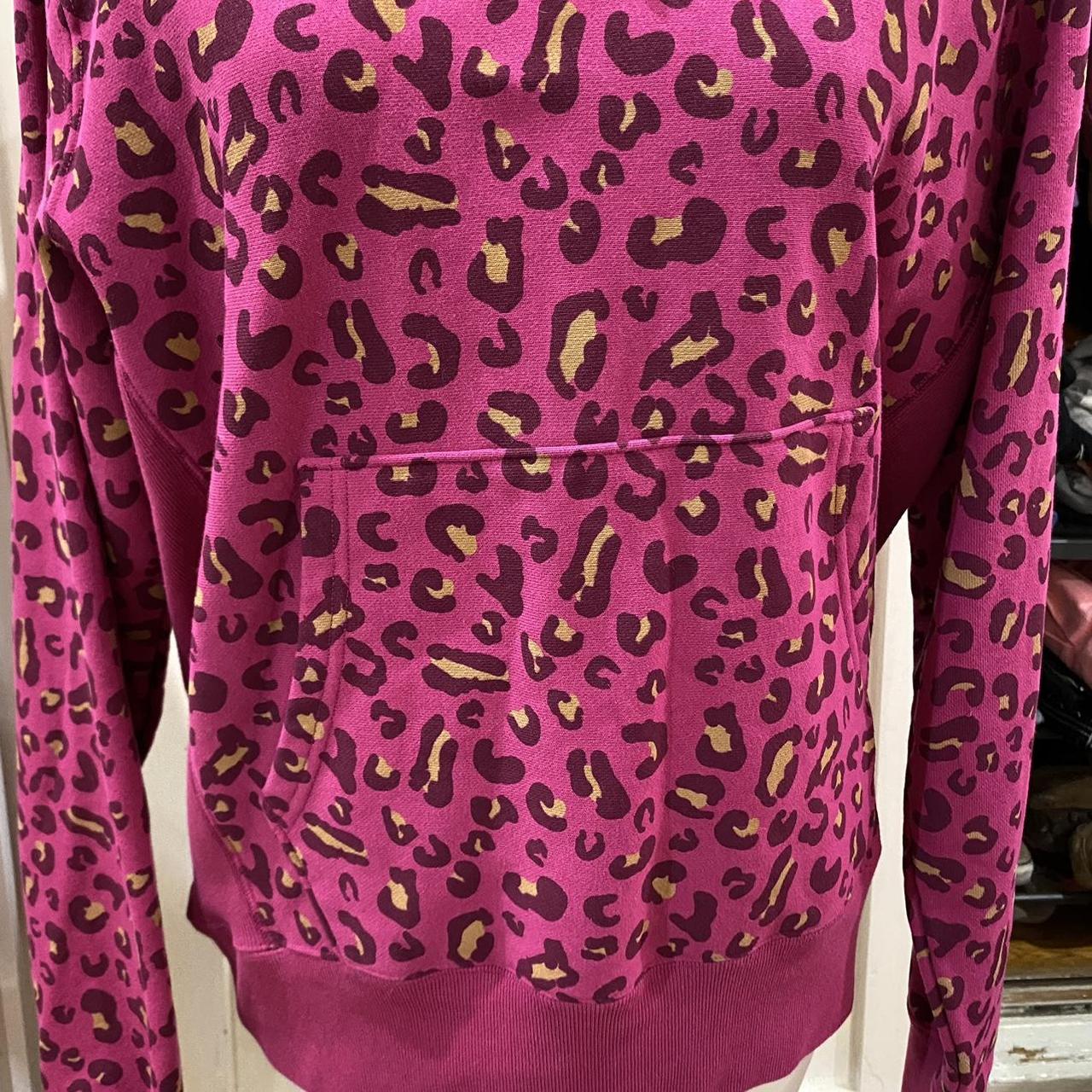 Cheetah print champion discount hoodie