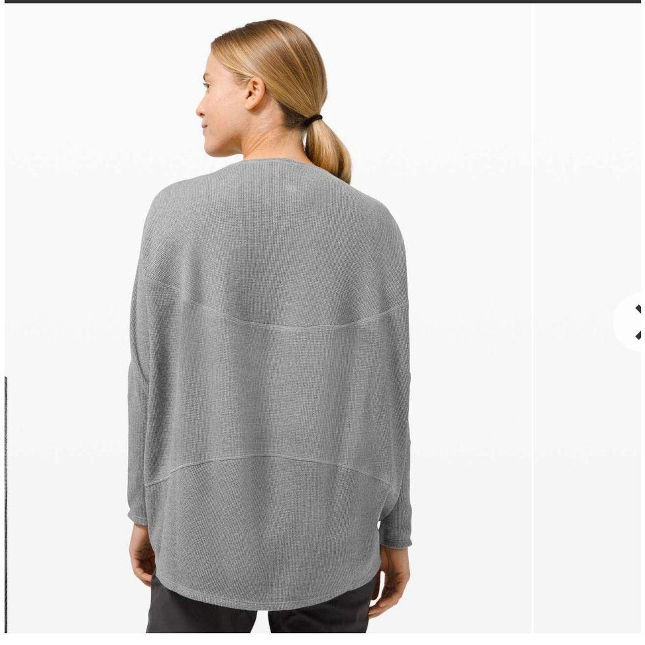 Lululemon back in action long sleeve Waffle