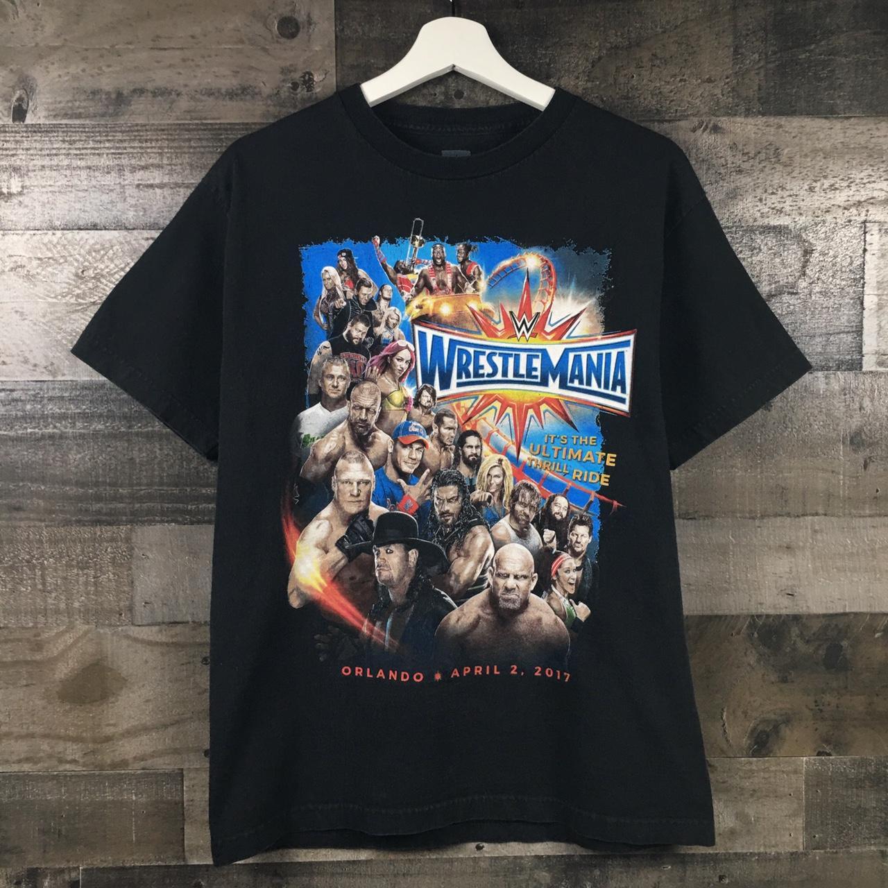 Wrestlemania WWE Wrestling Graphic T-Shirt • The... - Depop