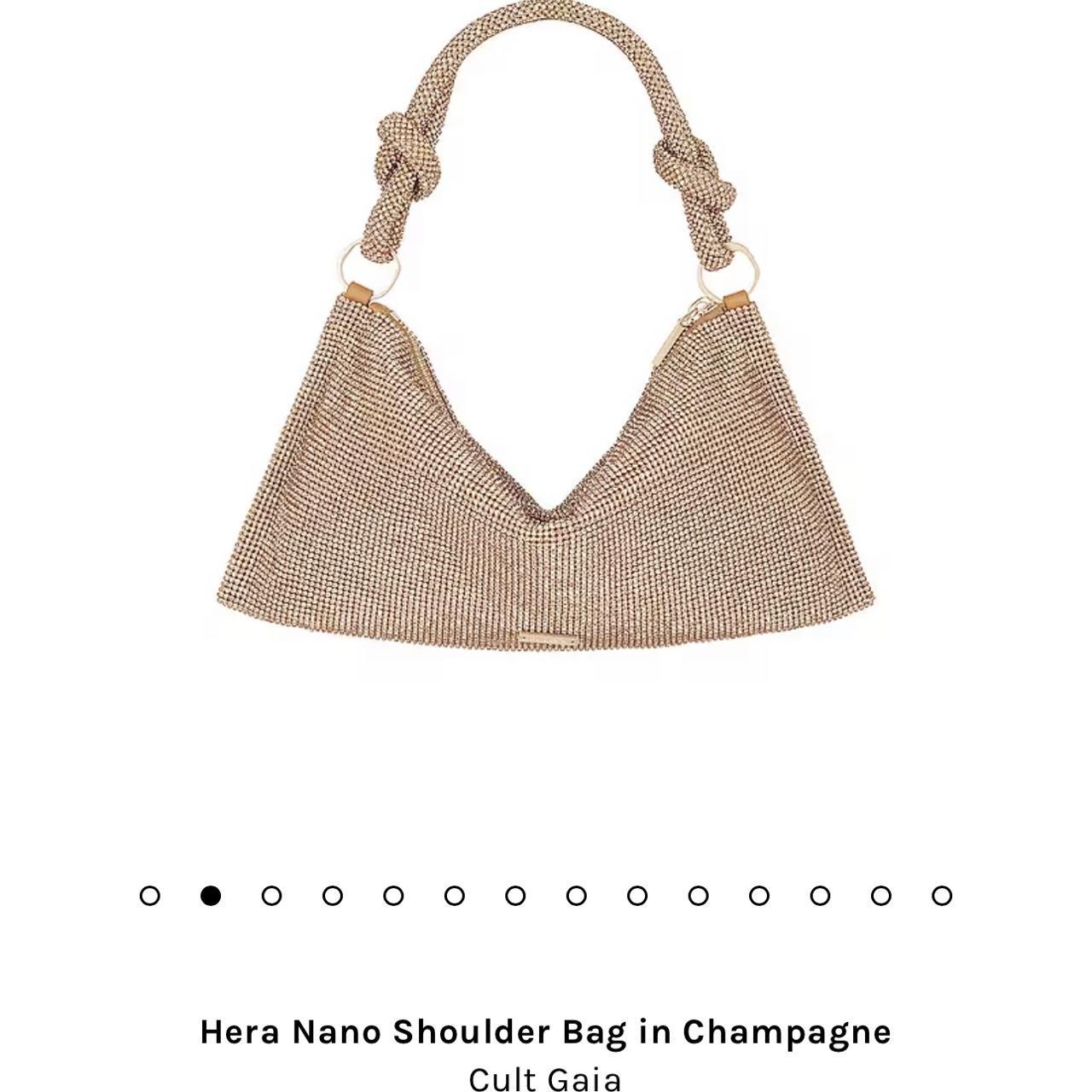 cult gaia hera shoulder bag champagne brand new with... - Depop