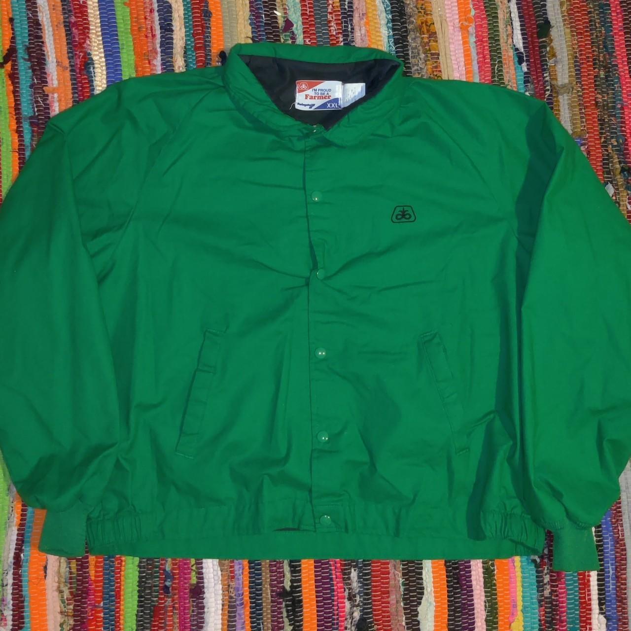 Vintage Men's Jacket - Green - XXL