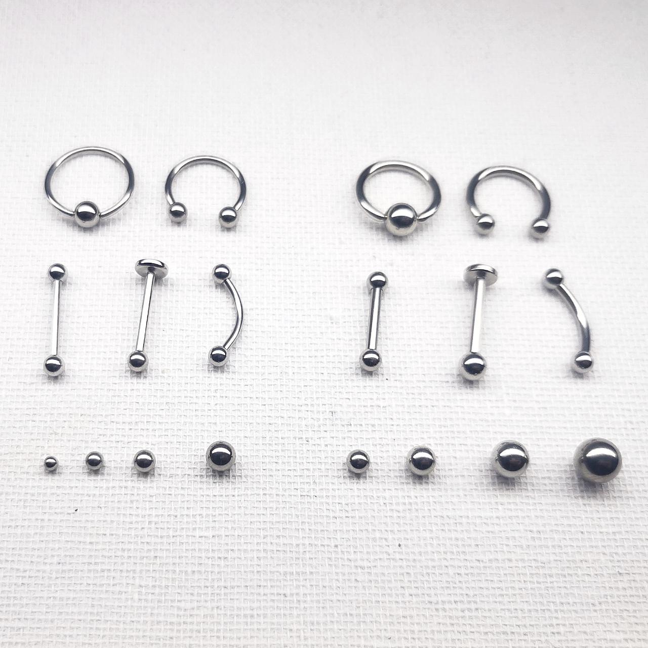 Astm f136 implant grade titanium piercing... Depop