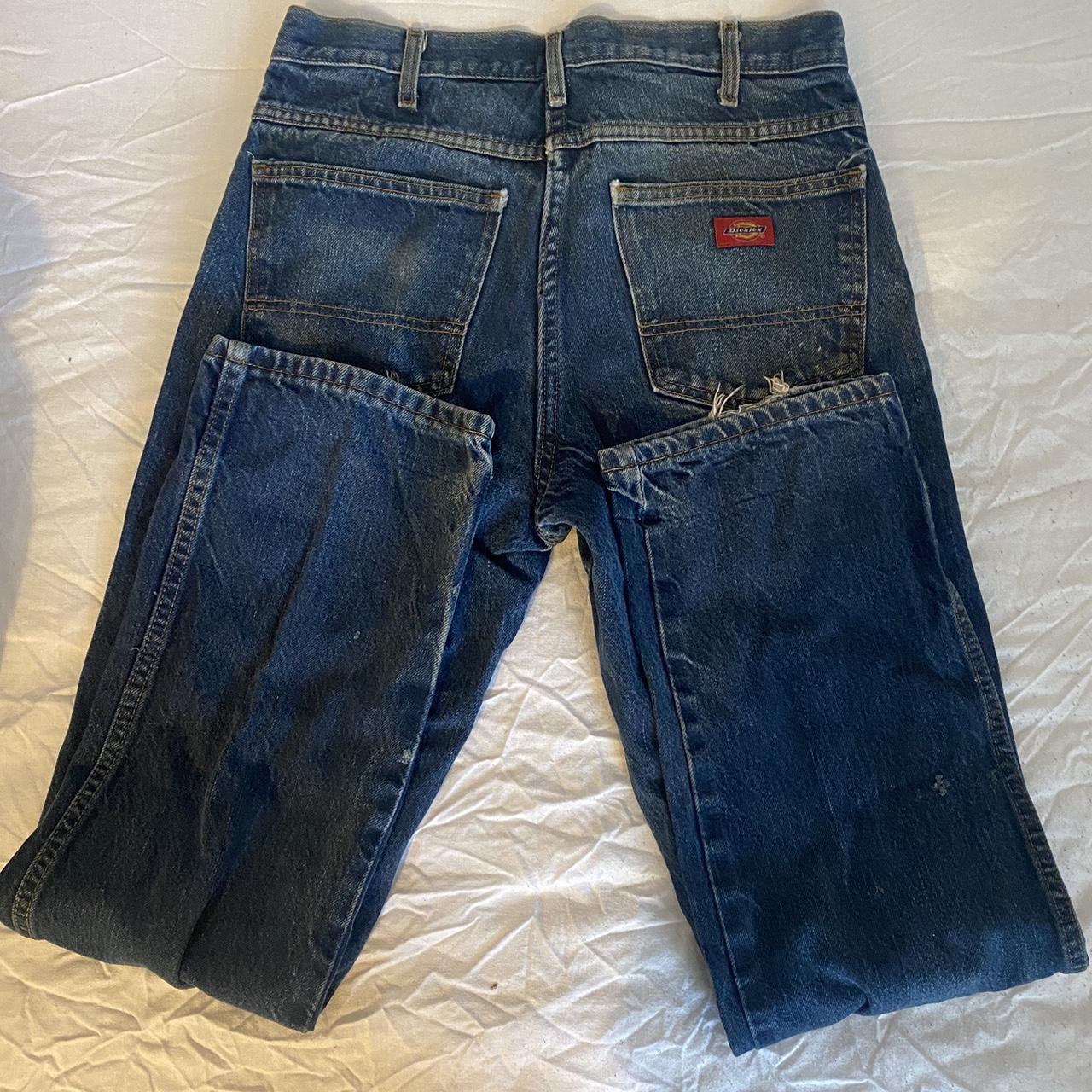 Really trendy high waisted dickies jeans Would fit... - Depop