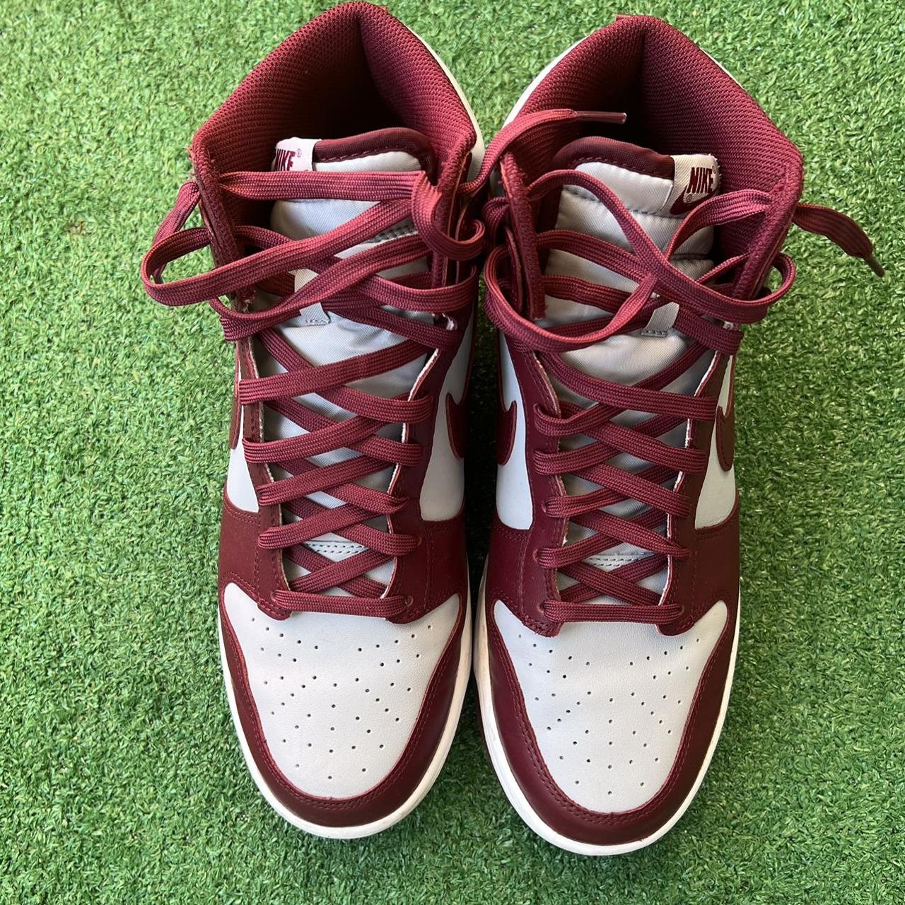 dunk high maroon