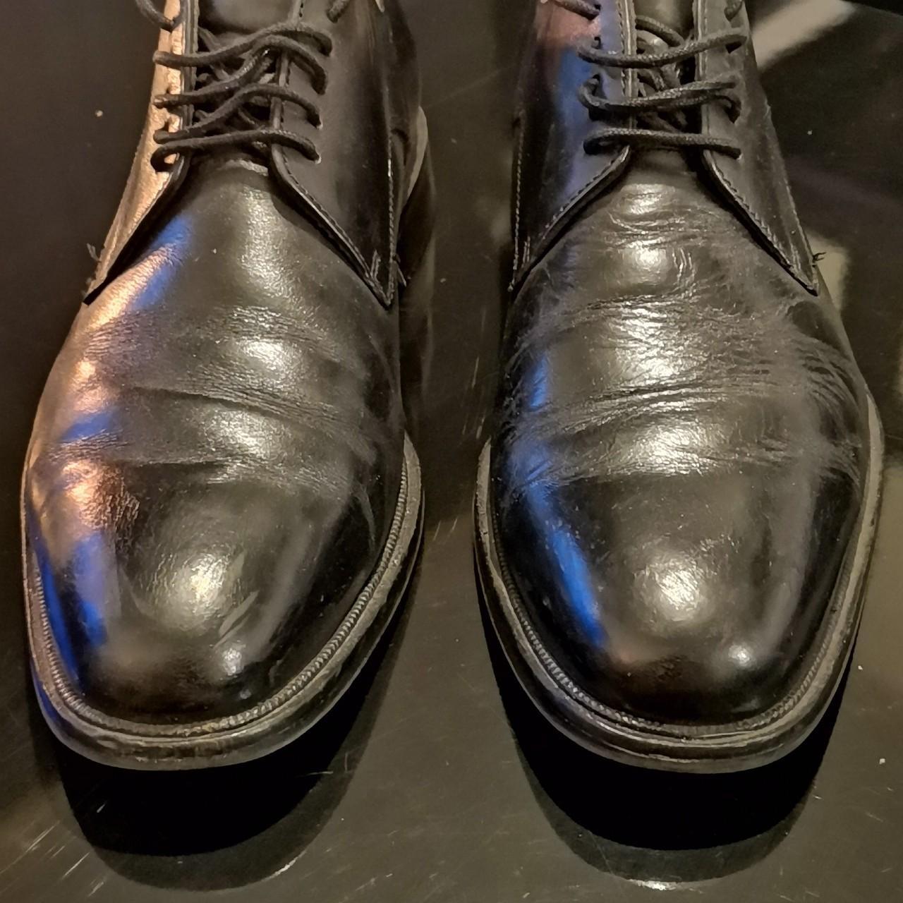 John Lewis Men's Black Brogues Depop