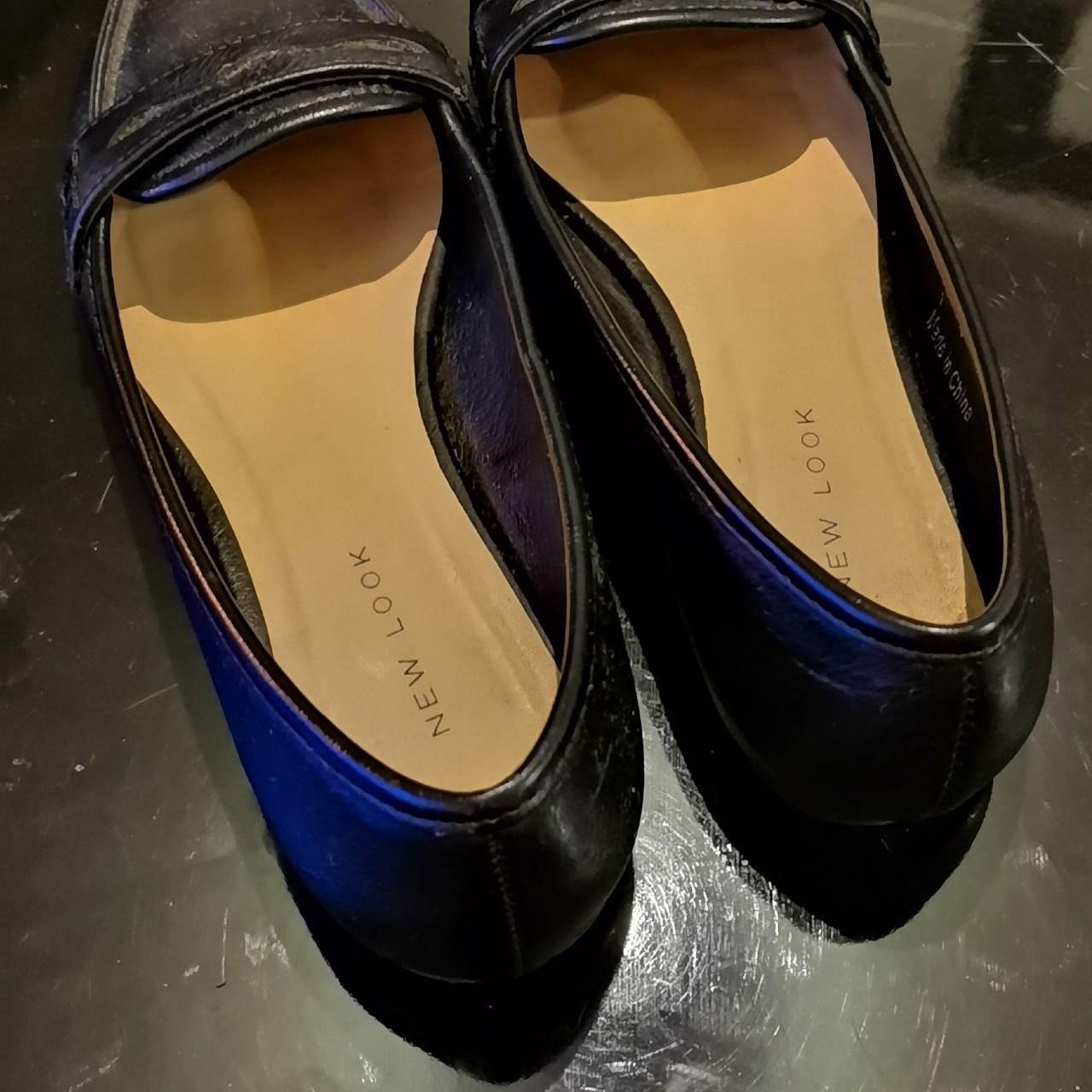 New Look Women's Black Loafers Depop
